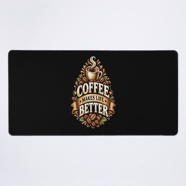 Item preview, Coffee Makes Life Better – Coffee Lover Vintage Design designed and sold by NovaNest Studio.
