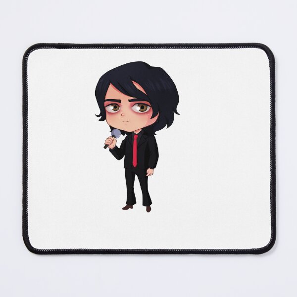 Item preview, Chibi Gerard – Cute Emo Music Aesthetic – Music Lover designed and sold by StickWithMusic.