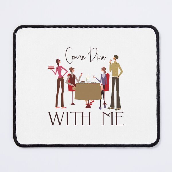 Item preview, Come Dine With Me (on White) designed and sold by PawsitiveMum3.
