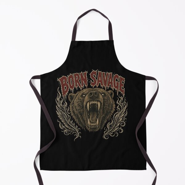 Item preview, Born Savage Bear  designed and sold by freshwear design.