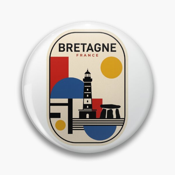 Item preview, Retro Bretagne Bauhaus Geometric Skyline designed and sold by k3rstman1.