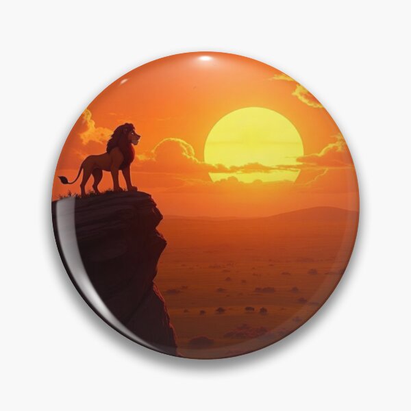 Item preview, Lion King Sunset Safari Pride Strength Wildlife Art designed and sold by aloksahu123.