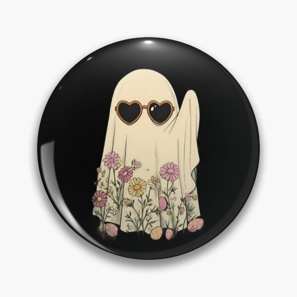 Item preview, Cute Ghost Heart Sunglasses Floral Vintage Halloween Graphic designed and sold by GrimNest.