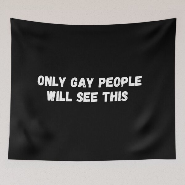 Item preview, Only gay people will see this - Human Community  designed and sold by CapriCreatives.