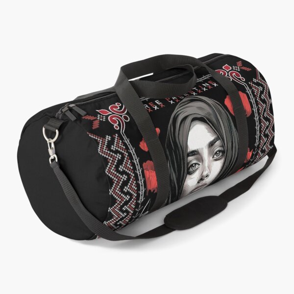 Item preview, Palestinian Woman with Poppies and Tatreez designed and sold by Freedom Maker.