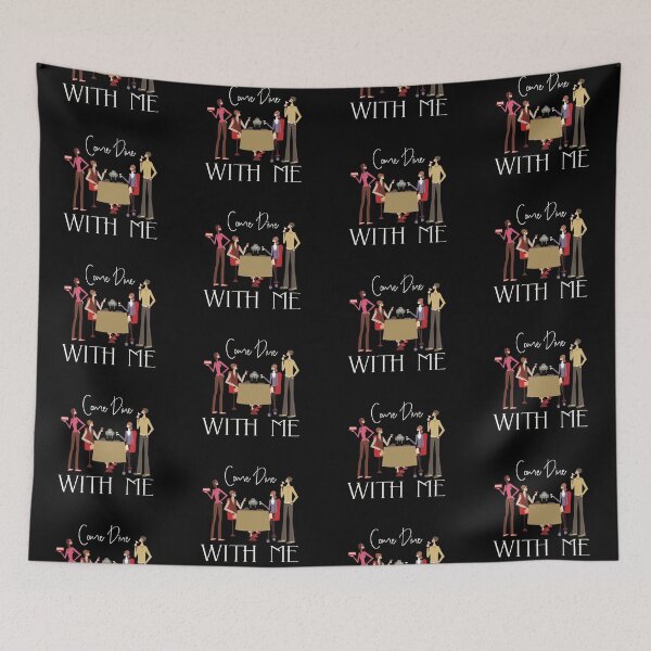 Item preview, Come Dine With Me (on Black) designed and sold by PawsitiveMum3.