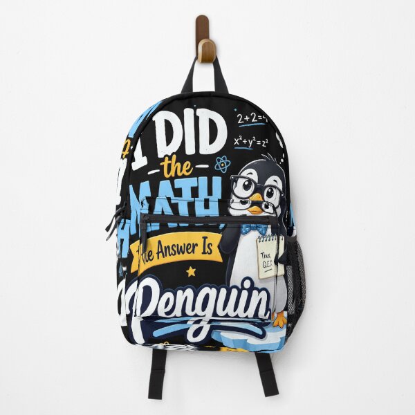 Item preview, I Did the Math The Answer Is Penguin Math Nerd Design designed and sold by CalmDownZone ⭐️⭐️⭐️⭐️⭐️.