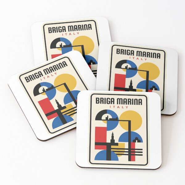 Item preview, Retro Briga Marina Bauhaus Geometric Skyline designed and sold by k3rstman1.