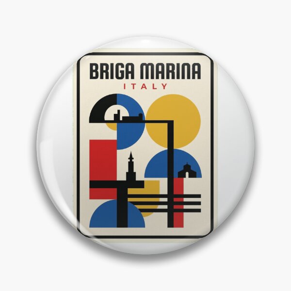 Item preview, Retro Briga Marina Bauhaus Geometric Skyline designed and sold by k3rstman1.