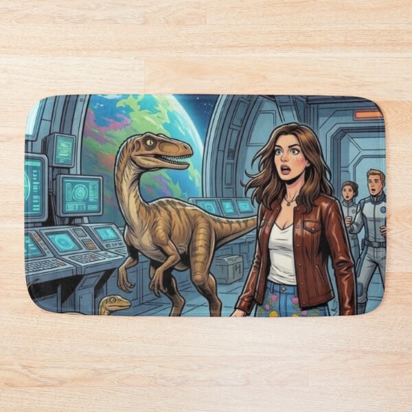 Item preview, Lederbraun: Dinosaurs On A Spaceship designed and sold by Lederbraun.