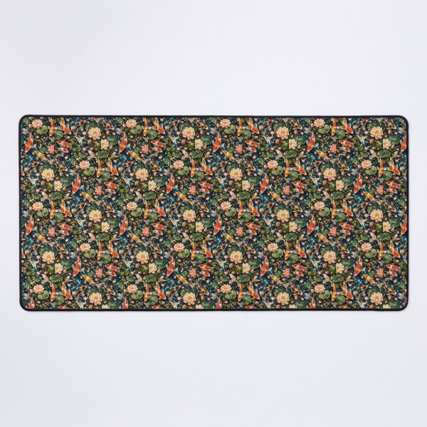 Item preview, Midnight Koi Garden – Japanese Koi + Lotus Pond Pattern designed and sold by FaithArt777.