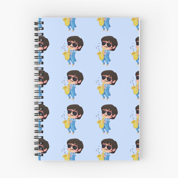 Item preview, Chibi Billy Playing the Saxophone – Cute Classic Rock Fan Design designed and sold by StickWithMusic.