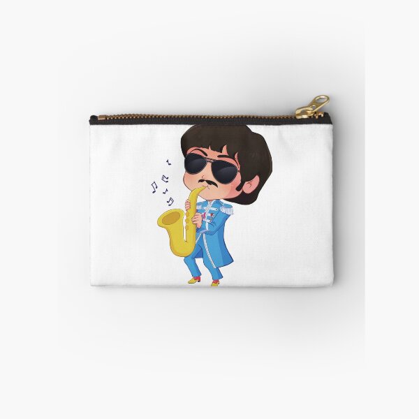 Item preview, Chibi Billy Playing the Saxophone – Cute Classic Rock Fan Design designed and sold by StickWithMusic.