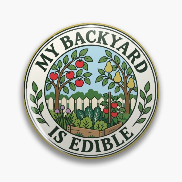 Item preview, My Backyard Is Edible designed and sold by TaraGbear.