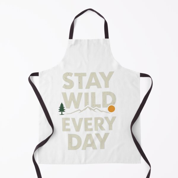 Item preview, Minimalist Outdoor Typography Stay Wild Every Day Nature Design designed and sold by GabeMountainArt.