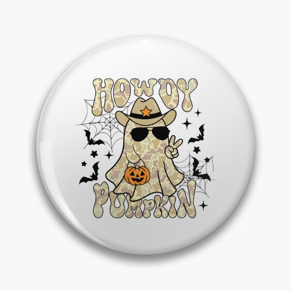 Item preview, Western Halloween Camo Cowboy Ghost Howdy designed and sold by KroghDs.