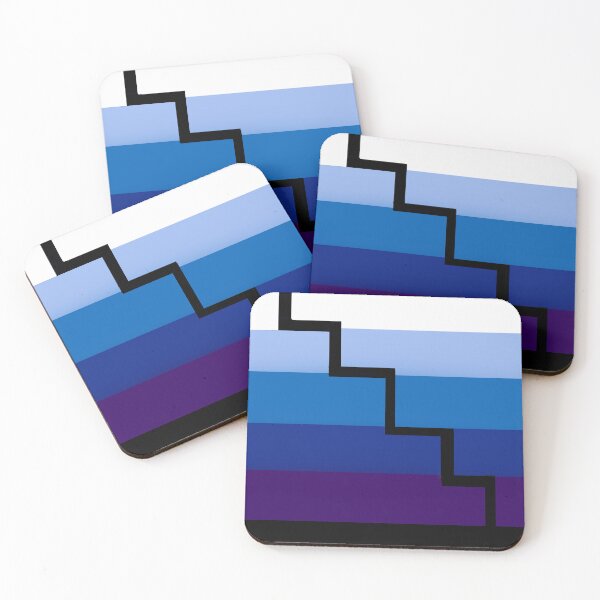 Item preview, Geometric Gradient Staircase designed and sold by Elaine M Hayward .