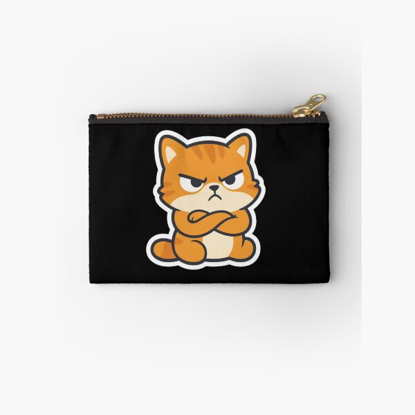 Item preview, Grumpy Cat Sticker, Funny Annoyed Cartoon designed and sold by gkhanco.