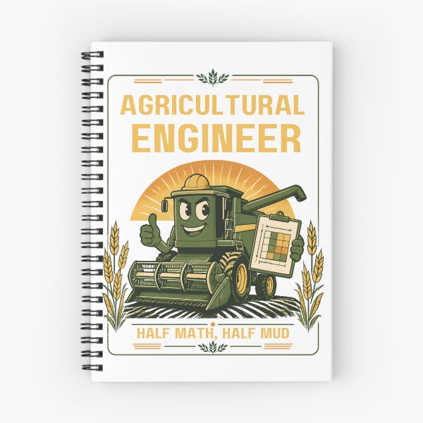Item preview, Agricultural Engineer Half Math, Half Mud designed and sold by GrammysGarage.