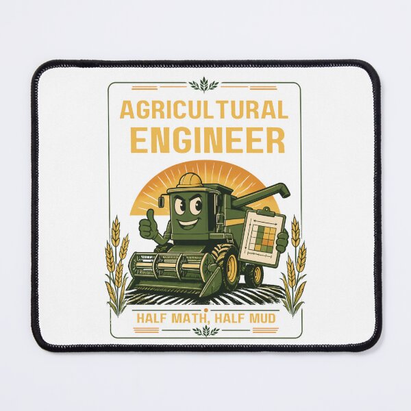 Item preview, Agricultural Engineer Half Math, Half Mud designed and sold by GrammysGarage.