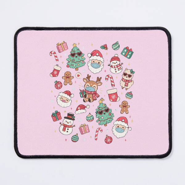Item preview, Pink Nurse Christmas Retro Kawaii Medical Pattern designed and sold by hamadacolonel.