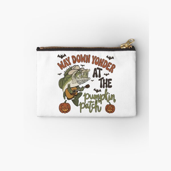 Item preview, Fishing Halloween Bass Guitar Pumpkin Patch designed and sold by KroghDs.