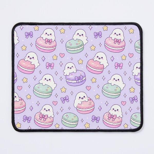 Item preview, Kawaii Ghost Macaron Pastel Pattern designed and sold by Soft Berry Studio.
