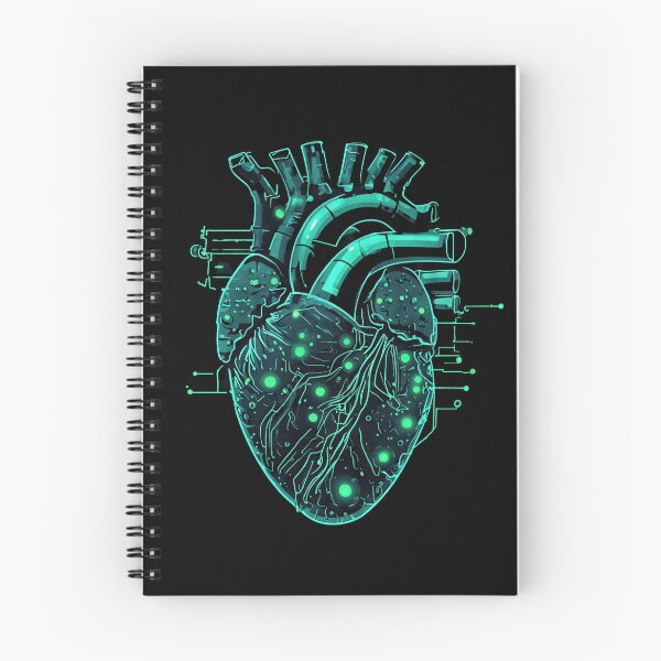 Item preview, Mechanical Heart Cyberpunk Neon Green designed and sold by Cyber Gold Studio.