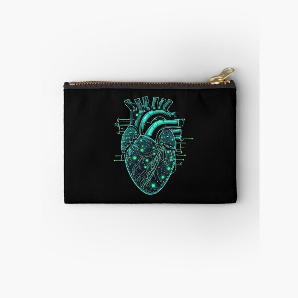 Item preview, Mechanical Heart Cyberpunk Neon Green designed and sold by Cyber Gold Studio.