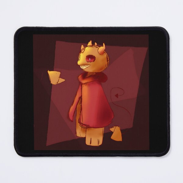 Item preview, Cute Demon Character with Red Cloak designed and sold by J-Mindful.