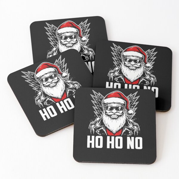 Item preview, Badass Santa Ho Ho No - Funny Christmas Gothic Streetwear designed and sold by wyzin39.