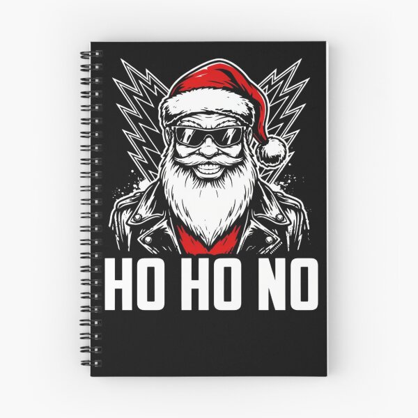 Item preview, Badass Santa Ho Ho No - Funny Christmas Gothic Streetwear designed and sold by wyzin39.