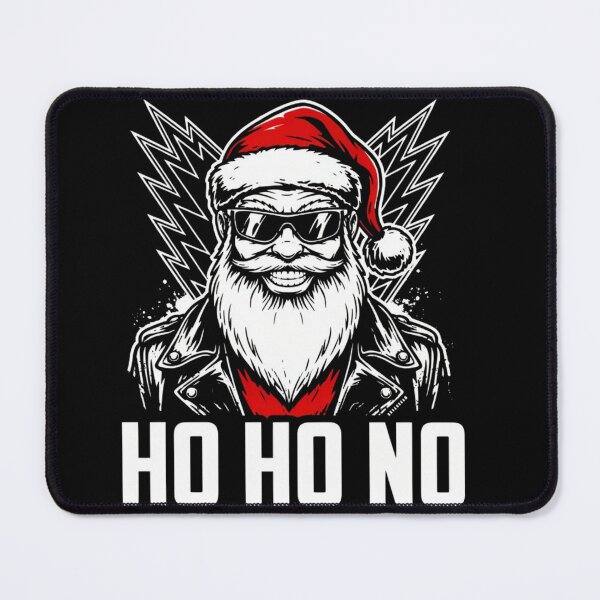 Item preview, Badass Santa Ho Ho No - Funny Christmas Gothic Streetwear designed and sold by wyzin39.