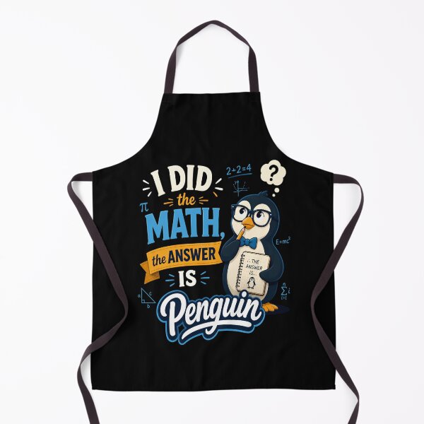 Item preview, I Did the Math The Answer Is Penguin Funny Math Teacher Design designed and sold by CalmDownZone ⭐️⭐️⭐️⭐️⭐️.