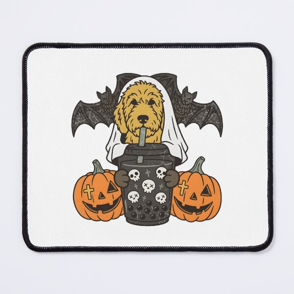 Item preview, Goldendoodle Ghost Halloween Boba Dog designed and sold by KroghDs.