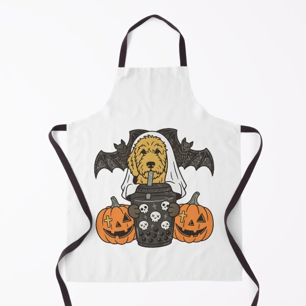 Item preview, Goldendoodle Ghost Halloween Boba Dog designed and sold by KroghDs.