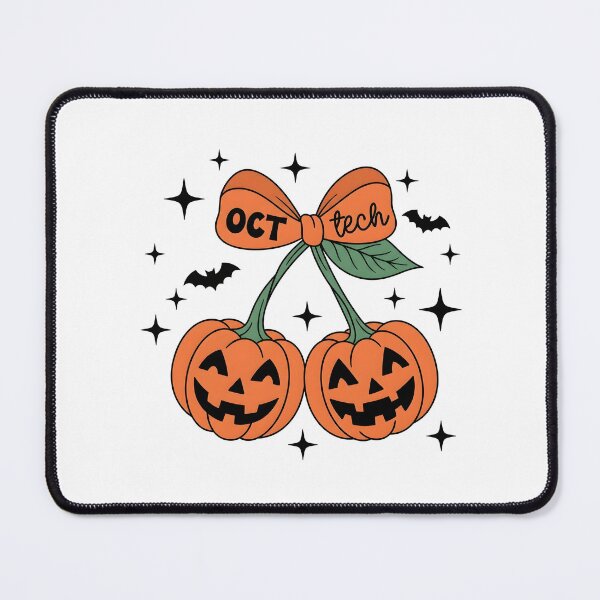 Item preview, OCT Tech Halloween Pumpkin Cherry Bow designed and sold by KroghDs.