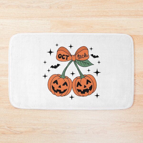 Item preview, OCT Tech Halloween Pumpkin Cherry Bow designed and sold by KroghDs.