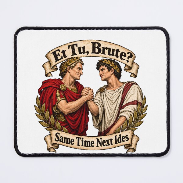 Item preview, Et Tu Brute Same Time Next Ides - Funny Julius Caesar History Meme designed and sold by Neurospicy Trolls.
