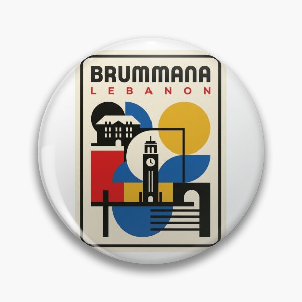 Item preview, Retro Brummana Bauhaus Geometric Skyline designed and sold by k3rstman1.