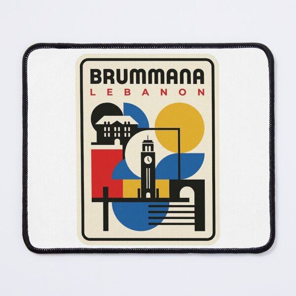 Item preview, Retro Brummana Bauhaus Geometric Skyline designed and sold by k3rstman1.