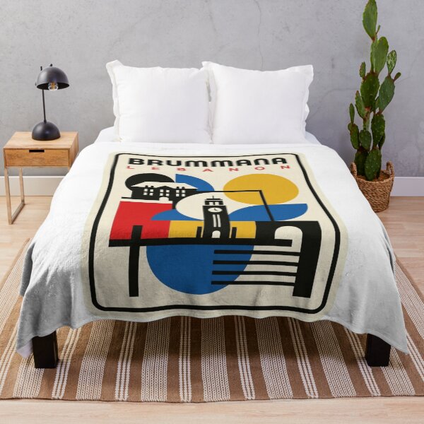 Item preview, Retro Brummana Bauhaus Geometric Skyline designed and sold by k3rstman1.