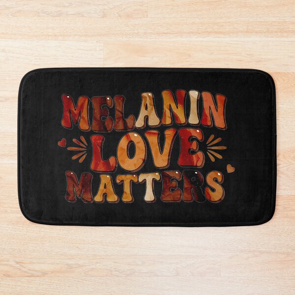 Item preview, Melanin Love Matters | Retro Groovy Boho Lettering designed and sold by FairX.