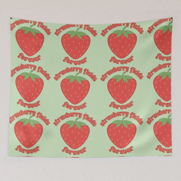 Item preview, Strawberry Fields Forever – Classic Rock Fan Aesthetic – Music Lover Art designed and sold by StickWithMusic.