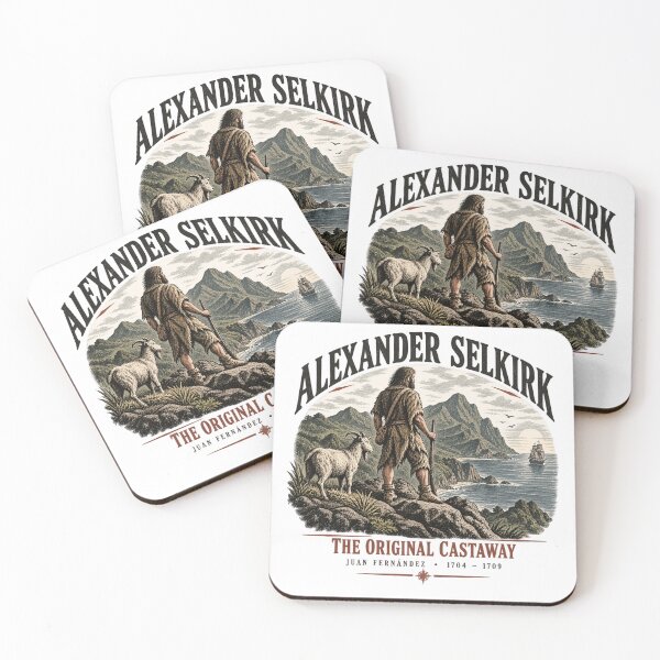 Item preview, Alexander Selkirk – The Original Castaway – Juan Fernández 1704,, designed and sold by Past in Threads.
