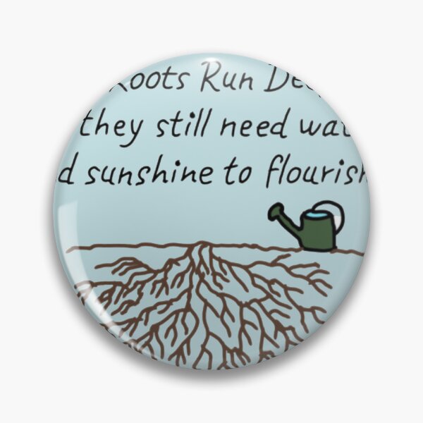 Item preview, Plant Roots Run Deep - Botanical designed and sold by Polinatrshop.