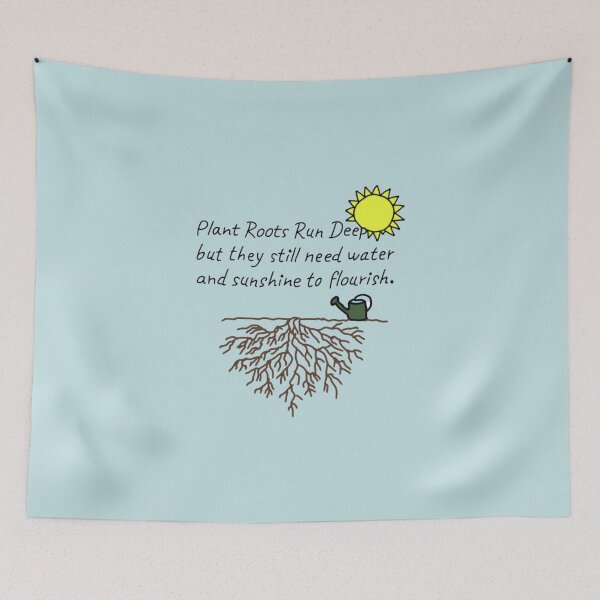 Item preview, Plant Roots Run Deep - Botanical designed and sold by Polinatrshop.