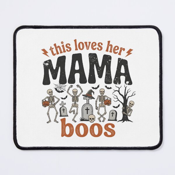 Item preview, This Mama Loves Her Boos Skeletons Halloween designed and sold by KroghDs.