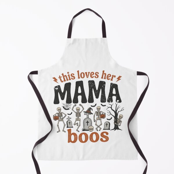 Item preview, This Mama Loves Her Boos Skeletons Halloween designed and sold by KroghDs.