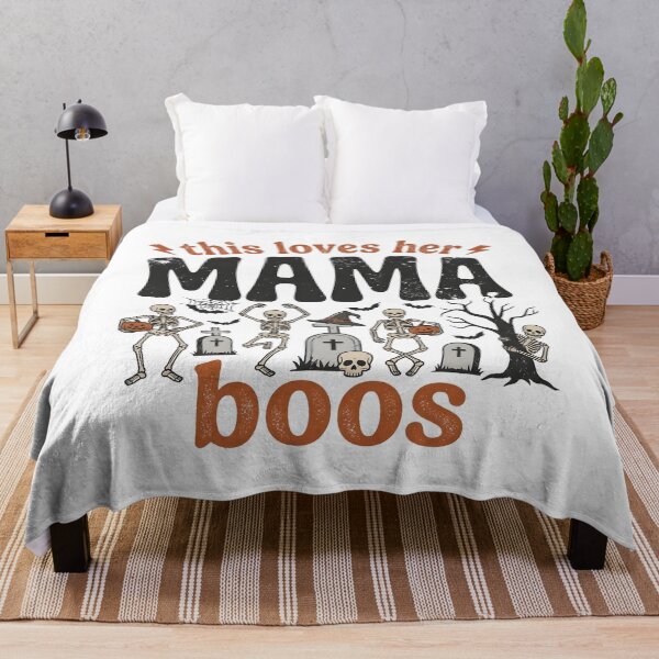 Item preview, This Mama Loves Her Boos Skeletons Halloween designed and sold by KroghDs.